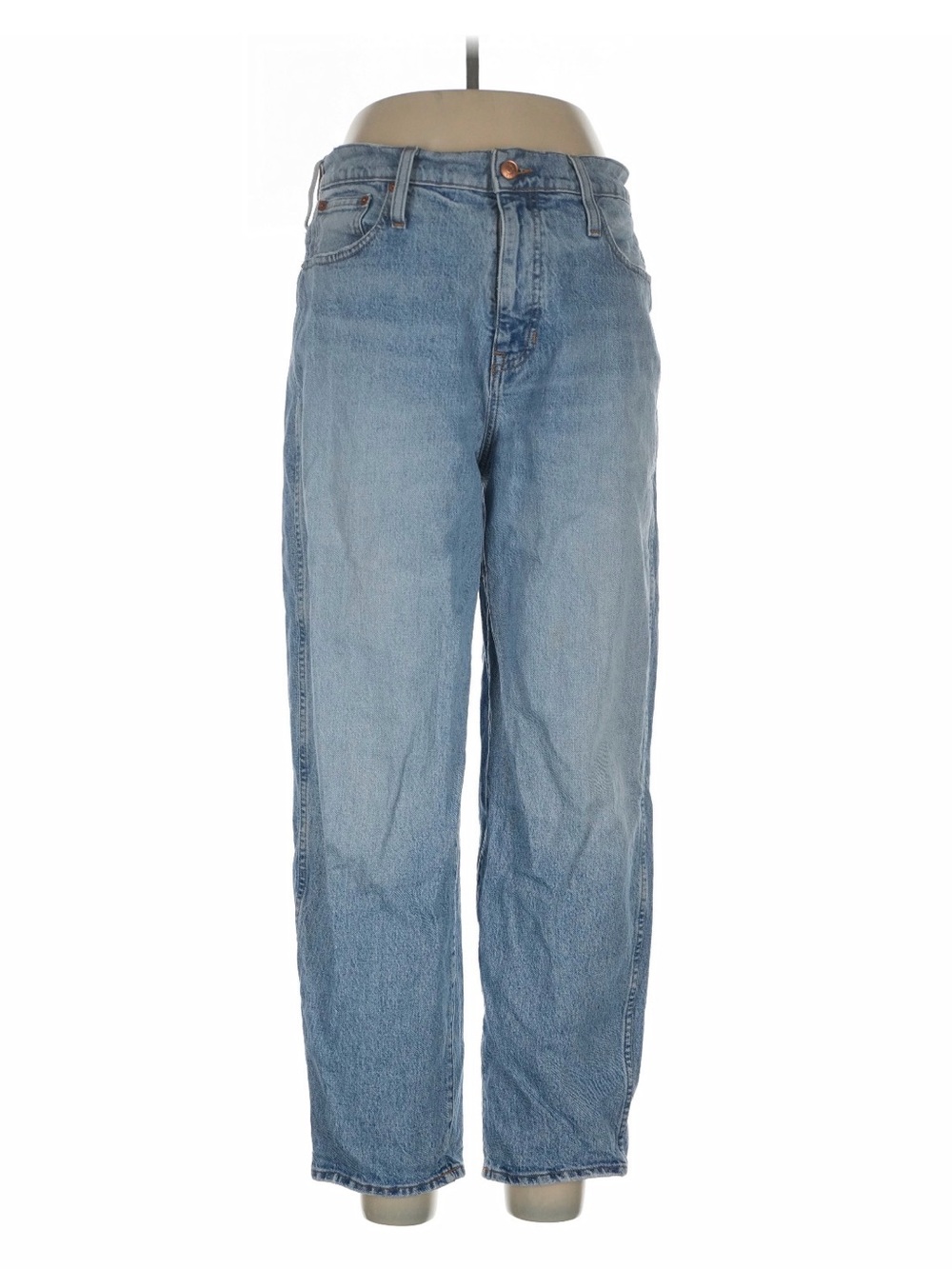 J. Crew Light Blue High-Rise Straight Leg Jeans